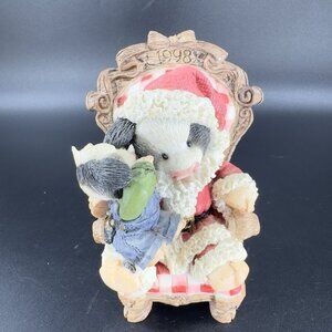Mary's Moo Moos Christmas Cow Enesco I've Been Udderly Good This Year Figurine